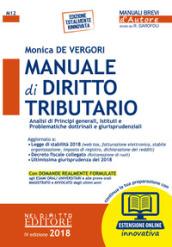 Manuale di diritto tributario. Con aggiornamento online