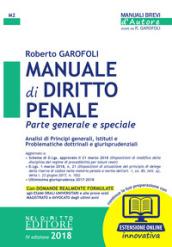 Manuale di diritto penale. Parte generale e speciale