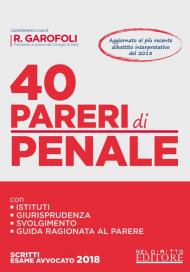 40 pareri di penale