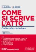 Come si scrive l'atto. Guida alla redazione