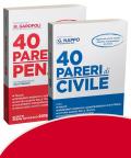 40 pareri di civile-40 pareri di penale. Kit