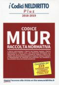 Codice MIUR. Raccolta normativa 2018-2019