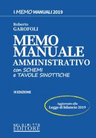 Memo manuale amministrativo. Con schemi e tavole sinottiche