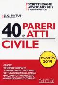 40 pareri e atti. Civile