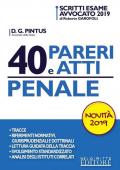 40 pareri e atti. Penale