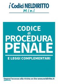 Codice di procedura penale e leggi complementari