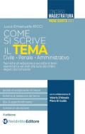 Come si scrive il tema. Concorso magistratura. Prove scritte 2021