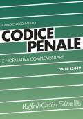 Codice penale e normativa complementare 2018/2019