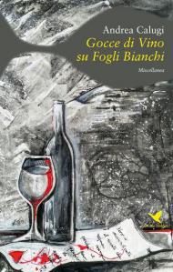 Gocce di vino su fogli bianchi