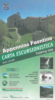 Appennino Faentino. Carta escursionistica 1:25.000