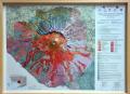 Carta geologica del Vesuvio. Scala 1:22.500 (carta in rilievo con cornice cm 91x69)