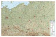 Polonia 1:800.000 (carta in rilievo senza cornice cm 129 x 86 cm)