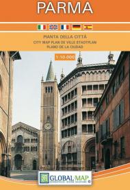 Parma. Pianta della città 1:10.000. Ediz. italiana, inglese, francese, tedesca e spagnola