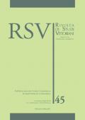 RSV. Rivista di studi vittoriani. Vol. 45