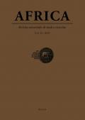 Africa. Rivista semestrale di studi e ricerche. Nuova serie (2019). Vol. 1\1