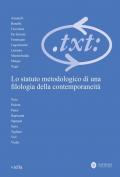 Critica del testo (2020). Vol. 23\3: statuto metodologico di una filologia della contemporaneità, Lo.