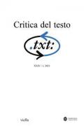 Critica del testo (2021). Vol. 24