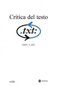 Critica del testo (2021). Vol. 24\2