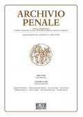Archivio penale. Rivista quadrimestrale di diritto, procedura e legislazione penale, speciale, europea e comparata (2022). Vol. 2