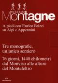 A piedi con Enrico Brizzi su Alpi e Appennini. Tre monografie, un unico sentiero. 76 giorni, 1440 chilometri dal Monviso alle alture del Montefeltro. Con 3 Carta geografica ripiegata