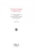 Studi classici orientali (2018). Vol. 14