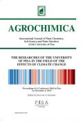 Agrochimica. The researches of University of Pisa in the field of the effects of climate change