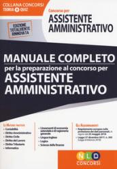 CONCORSO PER ASSISTENTE AMMINISTRATIVO