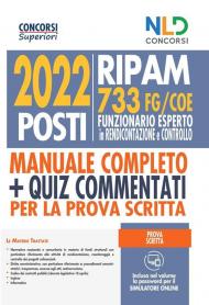 Concorso 2022 posti Ripam: manuale 733 posti funzionari esperti in rendicontazione e controllo (FT/COE)