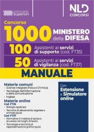 Concorso 1000 assistenti Ministero della Difesa. 100 assistenti ai servizi di supporto e 50 assistenti ai servizi di vigilanza. Con espansione online