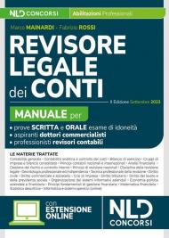 Revisore legale dei Conti. Manuale per la prova scritta e orale 2023-2024. Esame di abilitazione