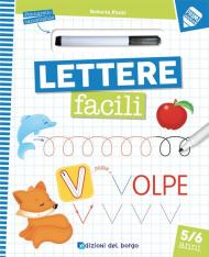 Lettere facili. Con pennarello cancellabile