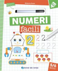 Numeri facili. Con pennarello cancellabile