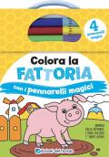 Colora la fattoria con i pennarelli magici. Con gadget