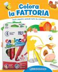 Colora la fattoria. Ediz. illustrata. Con 6 pennarelli