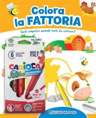 Colora la fattoria. Ediz. illustrata. Con 6 pennarelli