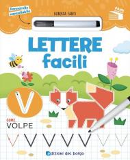 Lettere facili. Con pennarello cancellabile