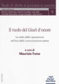 RUOLO DEL GIURI' D'ONORE