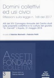 Domini collettivi ed usi civici. Riflessioni sulla legge n. 168 del 2017. Atti del XIV convegno annuale del Centro studi sulle proprietà collettive e la cultura del giurista «G. Cervati» (L'Aquila, 31 maggio 2018)