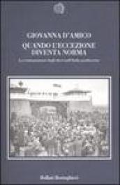 Quando l'eccezione diventa norma. La reintegrazione degli ebrei nell'Italia postfascista