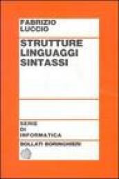 Strutture linguaggi sintassi