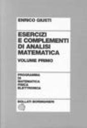 Esercizi e complementi di analisi matematica: 1