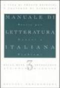 Manuale di letteratura italiana: 3