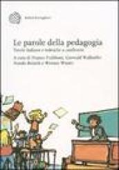 Le parole della pedagogia. Teorie italiane e tedesche a confronto