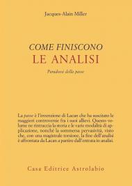 Come finiscono le analisi. Paradossi della passe