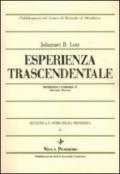 Metafisica e storia della metafisica. 9.Esperienza trascendentale