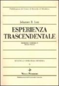 Metafisica e storia della metafisica. 9.Esperienza trascendentale