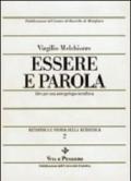 Essere e parola. Idee per una antropologia metafisica