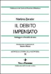 Metafisica e storia della metafisica. 14.Il debito impensato. Heidegger e l'eredità ebraica