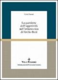 La questione dell'oggettività nell'ermeneutica di Emilio Betti