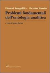 Metafisica e storia della metafisica. 23.Problemi fondamentali dell'ontologia analitica